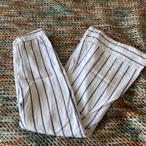 Forever 21 pin stripe, bell bottom pants